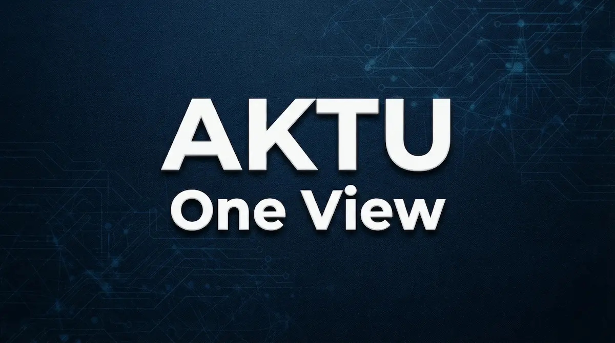 AKTU One View 2026 Result, Login & Marksheet Guide